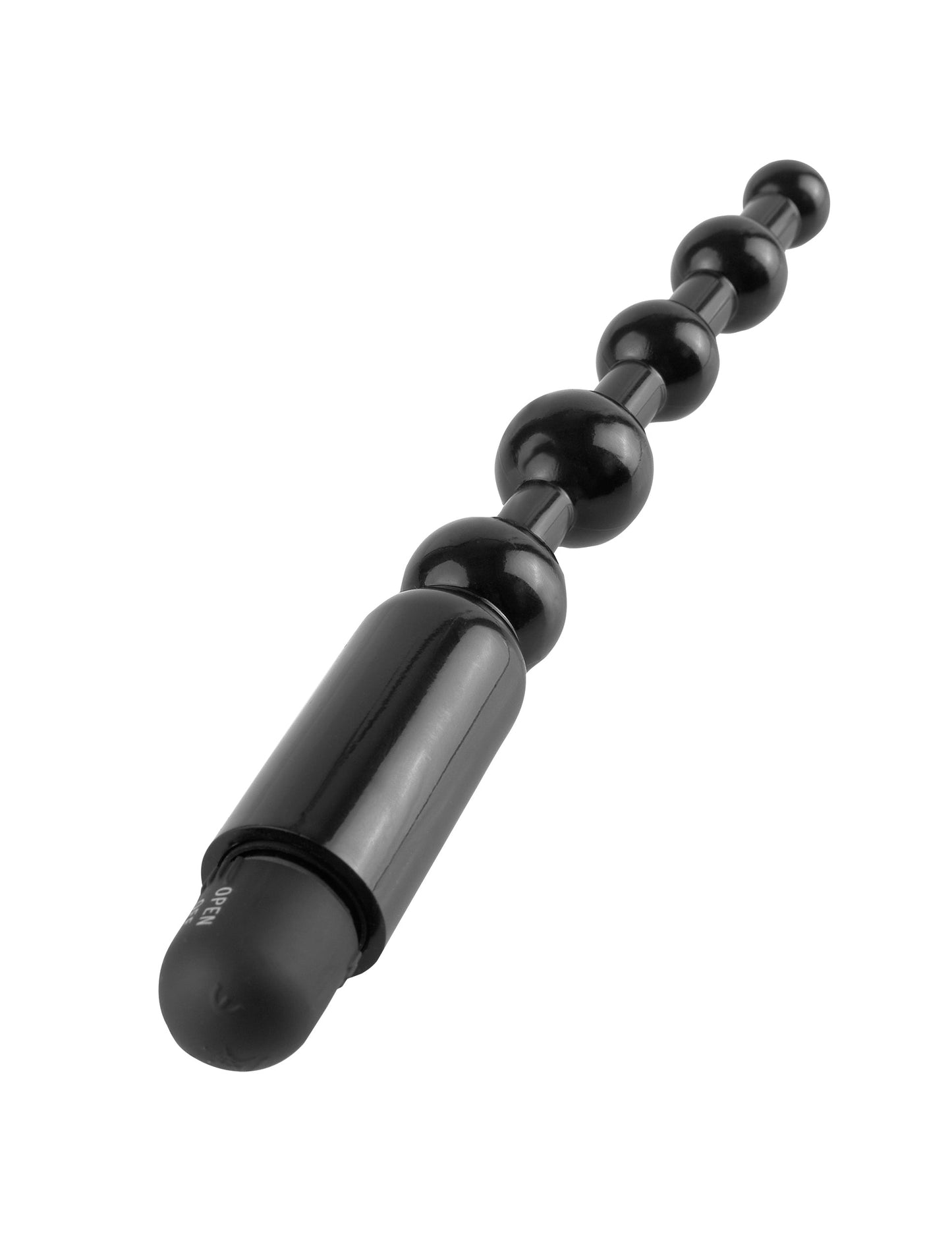 Anal Fantasy Collection Beginner's Power Beads (Black) – Vibrating 12.7 cm Anal Beads