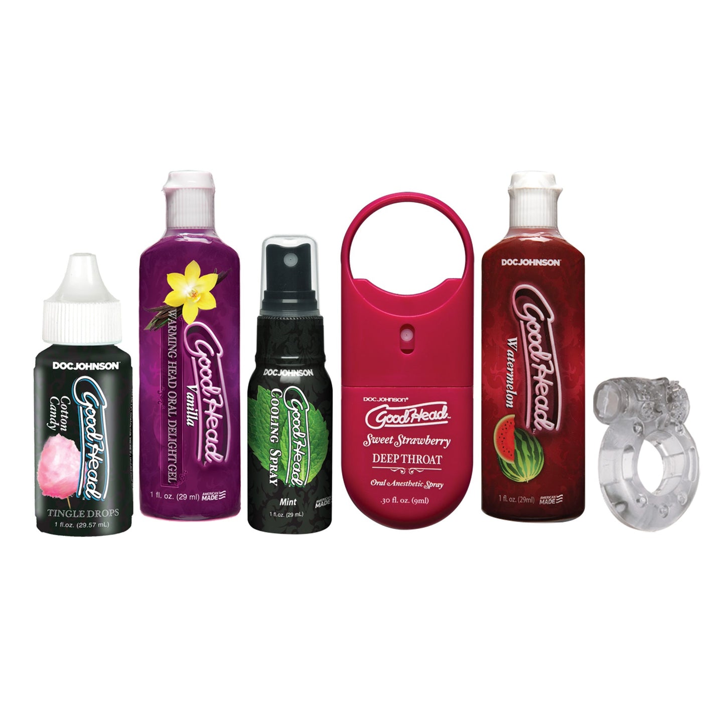 GoodHead Sensations Kit – 6 Piece Oral Pleasure Lotion Set