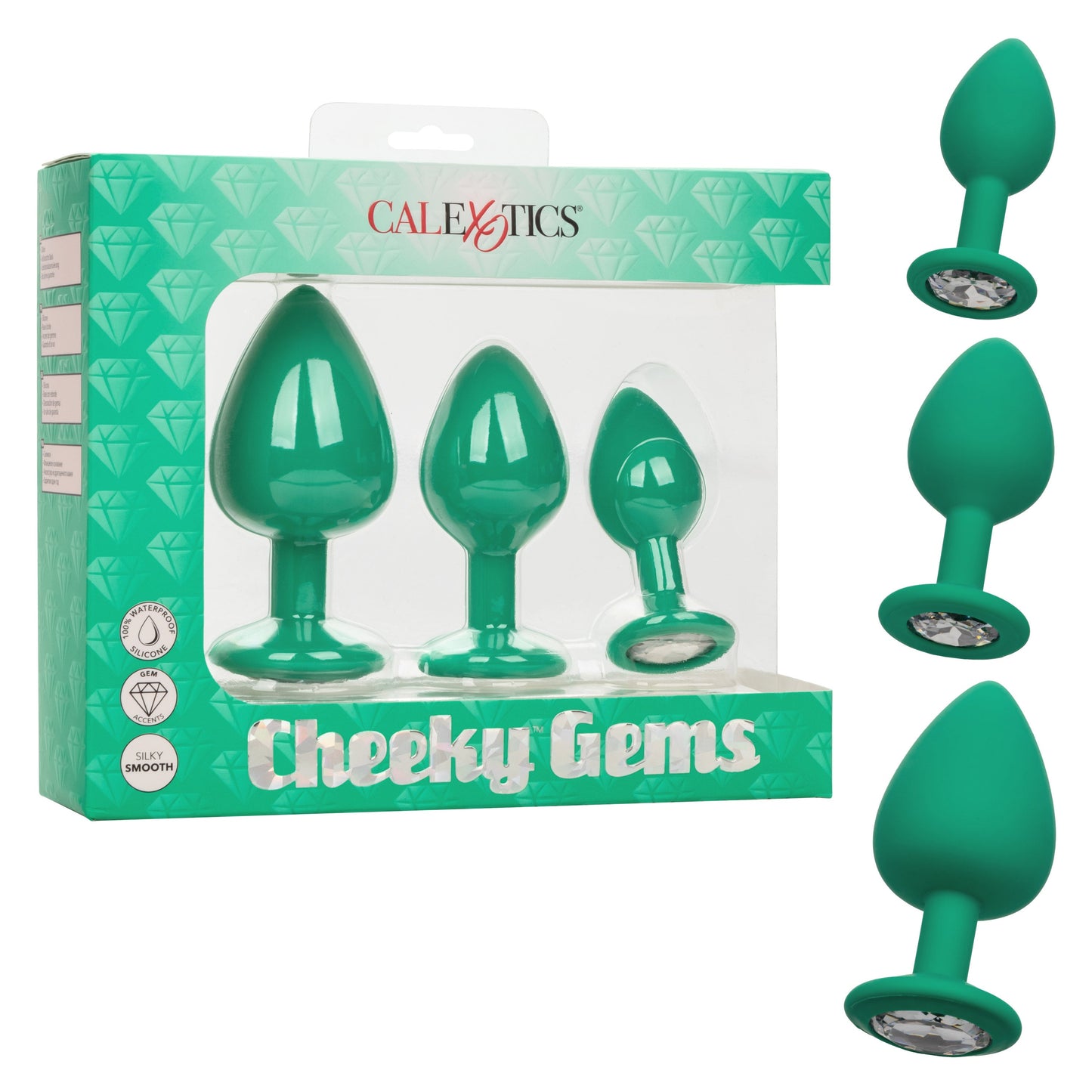 Cheeky Gems Three-Piece Set – Graduated Anal Plugs Set