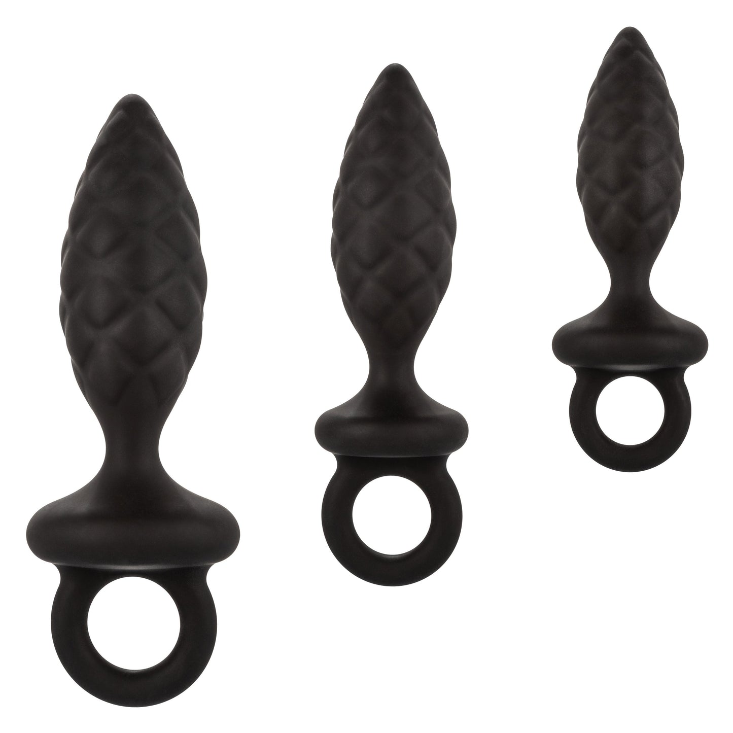 Silicone Anal Probe Kit – 3 Piece Graduated Anal Plug Set