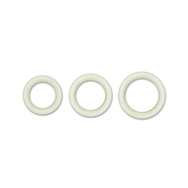 Firefly Halo (Glow in the Dark Clear) – Small 50mm Silicone Cock Ring