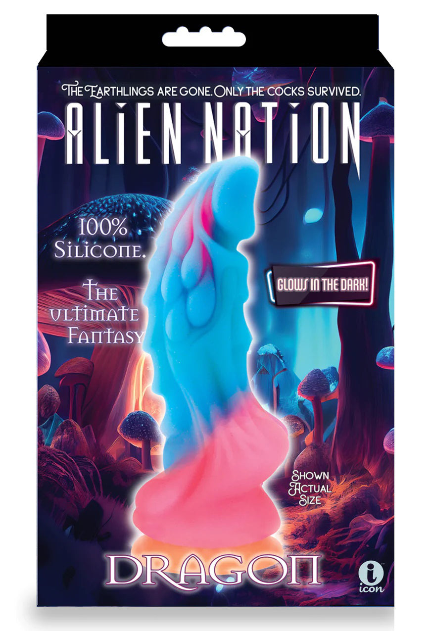 Alien Nation Glow Dragon – Glow in the Dark 23 cm Fantasy Dong