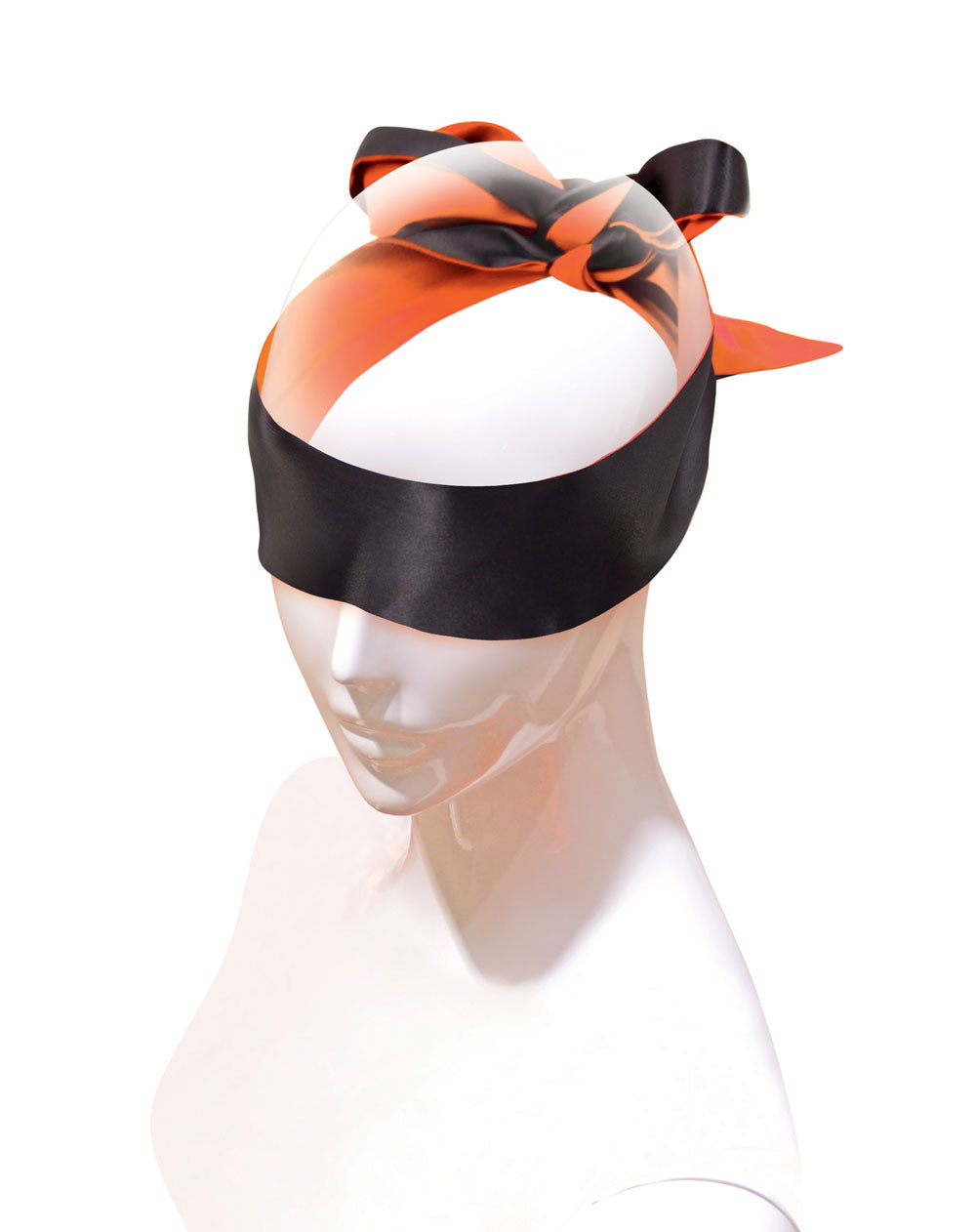 Orange Is The New Satin Sash Orange Blindfold