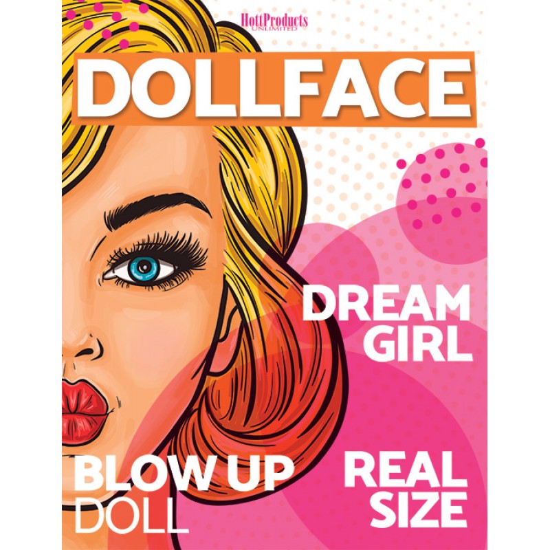 Doll Face Blow Up Doll with Three Pleasure Holes for Versatile Fun