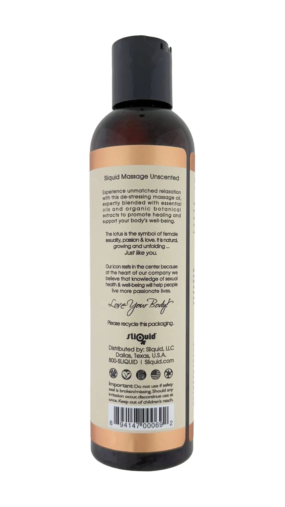 Balance Massage Unscented – 8.5oz Massage Oil