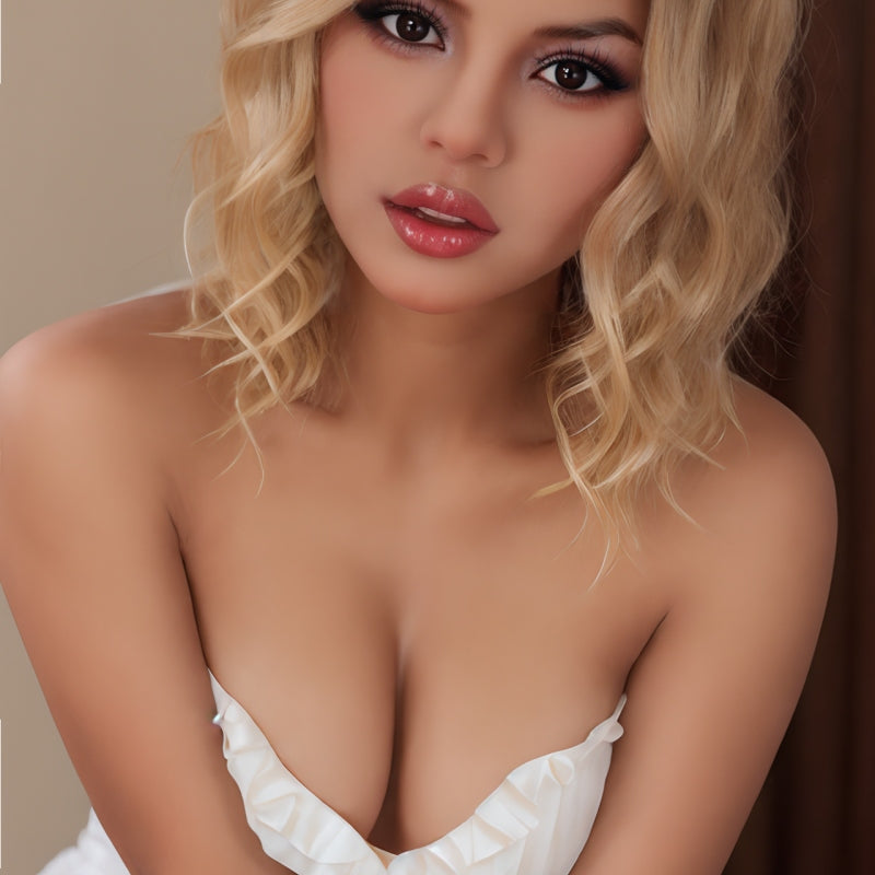 Ava – 148 cm Extremely Seductive Green Eyes B-cup Sexy Life-sized Doll Art and Fashion Figure Masturbators