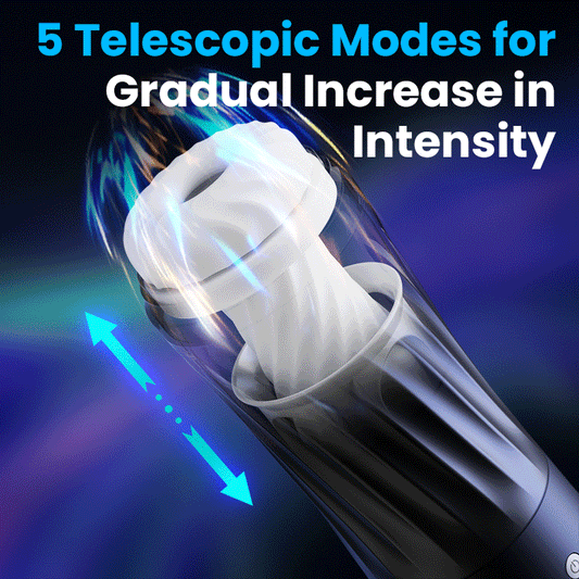 Dreamer - Glans and corona stimulation 3 Rotating 5 Thrusting 5 Vibrating Heating Male Stroker Masturbation Cup