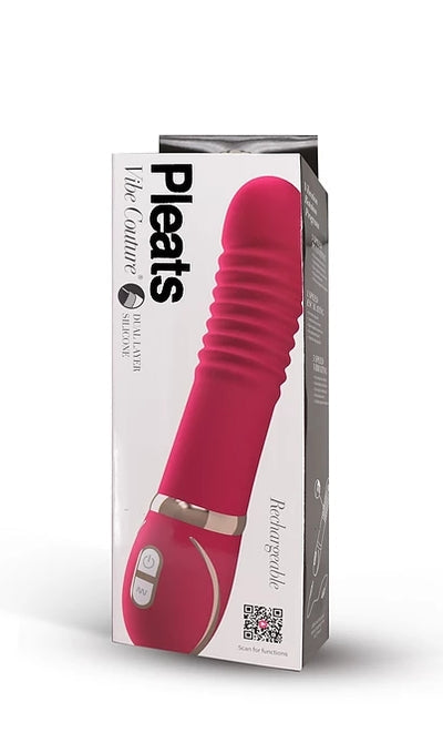 Vibe Couture Pleats Pink Vibrator