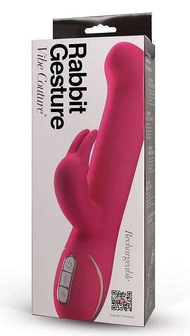 Vibe Couture Rabbit Gesture Pink - Rabbit Vibrator