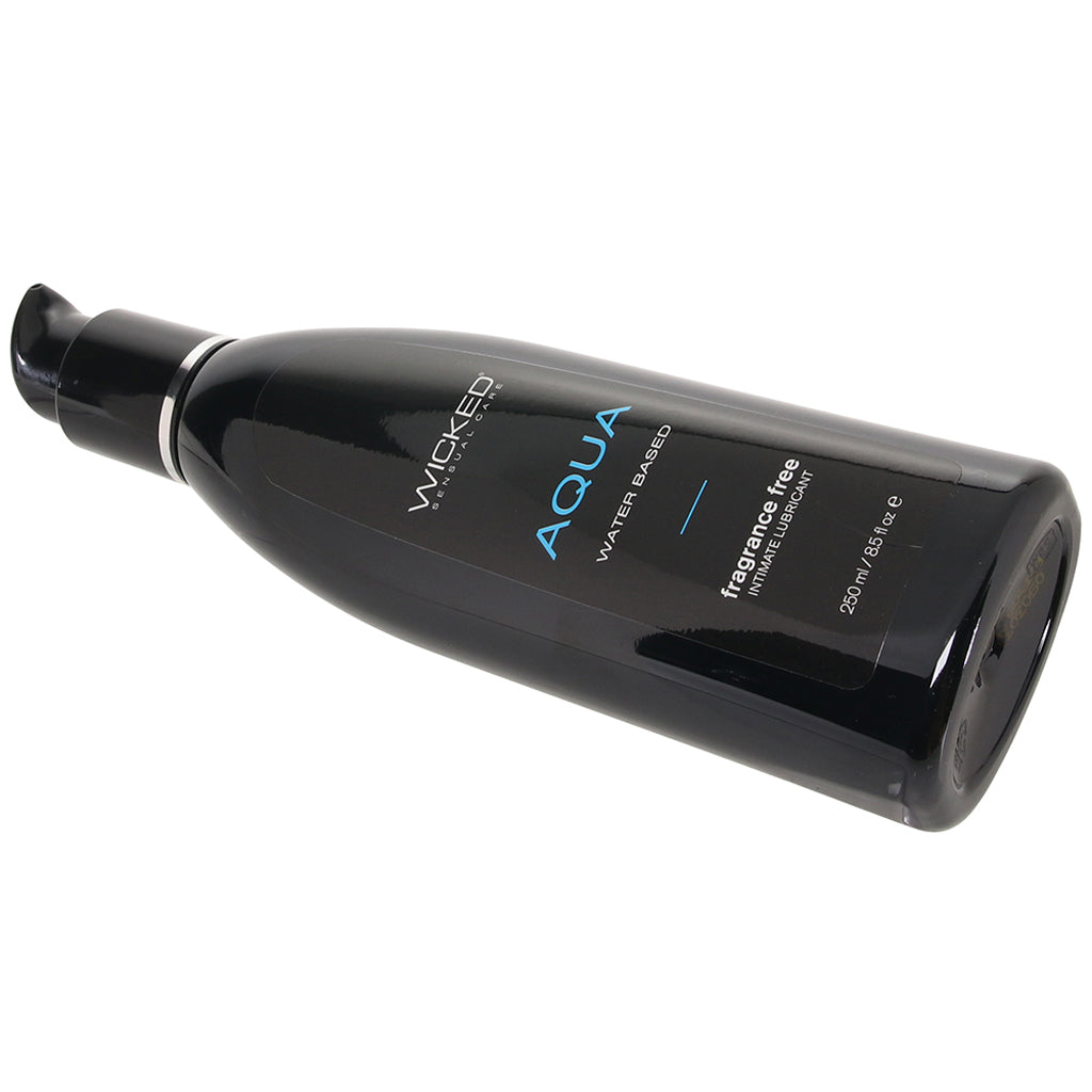 Aqua Fragrance Free Water Based Lube in 8.5oz/250ml Lubes and Lotions > Water Based Sex Lubes