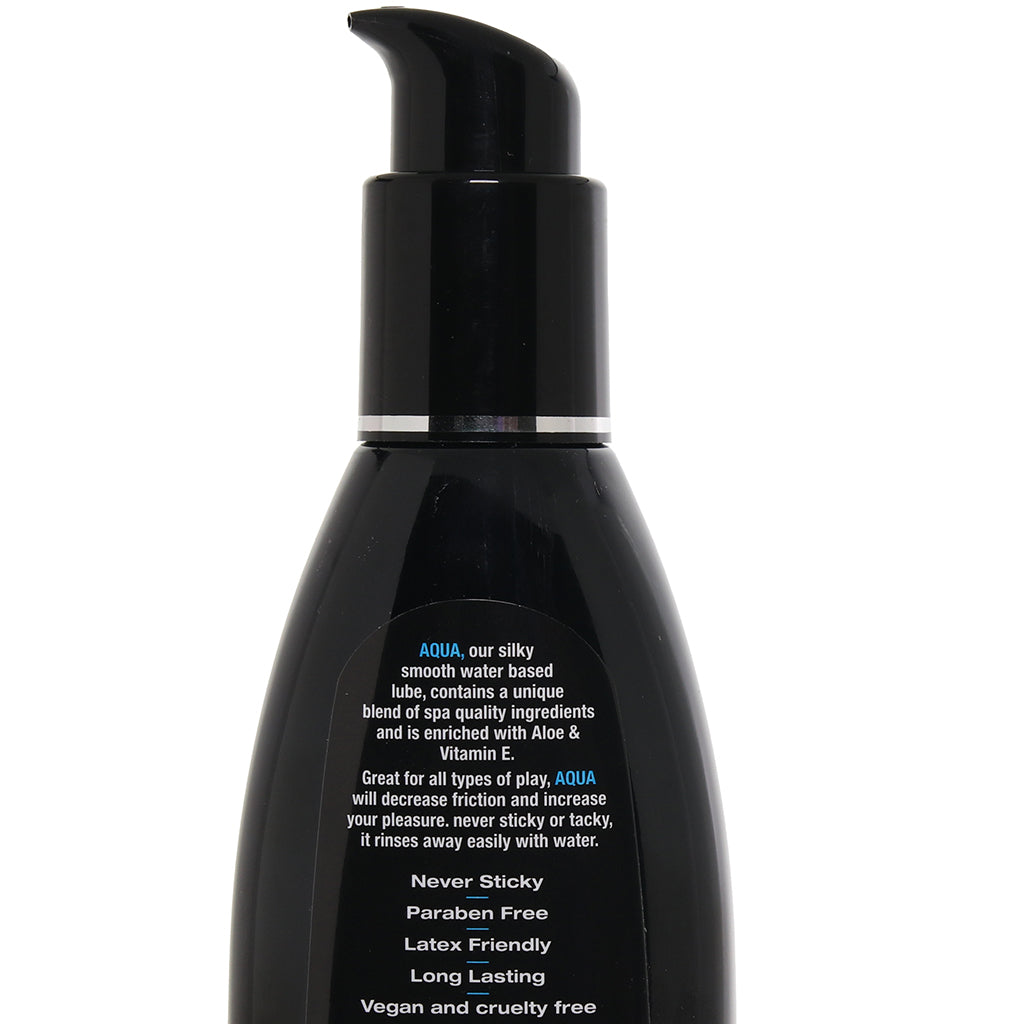 Aqua Fragrance Free Water Based Lube in 8.5oz/250ml Lubes and Lotions > Water Based Sex Lubes