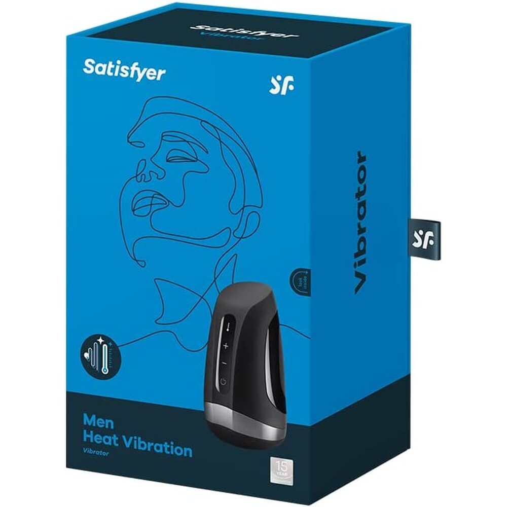Satisfyer Men Heat And Vibration Masturbator Device Pro