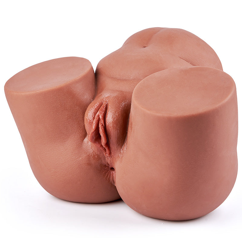Acmejoy Carmela- Brown Big Ass Dual Tunne TPE Masturbator 10.5 LBS Masturbators