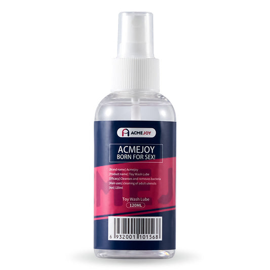 ACMEJOY - Toy Wash Water Vased Formula 120ML Lubricated & Washable Lube & Essential