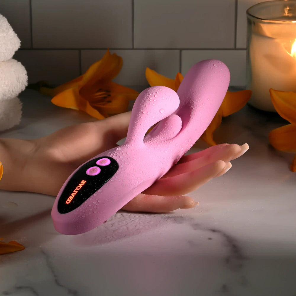 Evolved Push The Button – USB Rechargeable 23.5 cm Rabbit Vibrator