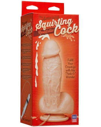 Realistic Squirting Dildo With Lifelike Texture – Realistic Waterproof Dildo
