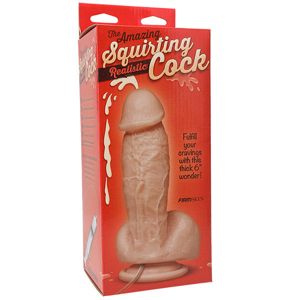 Realistic Squirting Dildo With Lifelike Texture – Realistic Waterproof Dildo