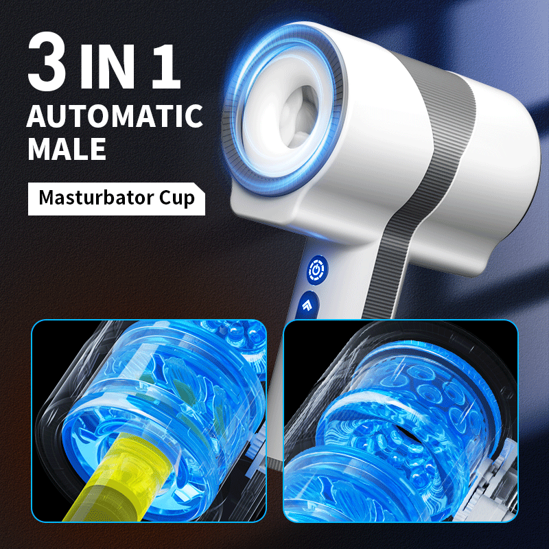 【Savage Spin-Thrust】Raiden - Telescopic Rotation Male Stroker Masturbation Cup