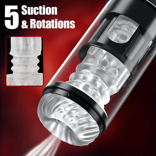 Widowmaker - Rotating Sucking Enjoy Inflation & Twist Massage Fun Masturbation Stroker Masturbation Cup