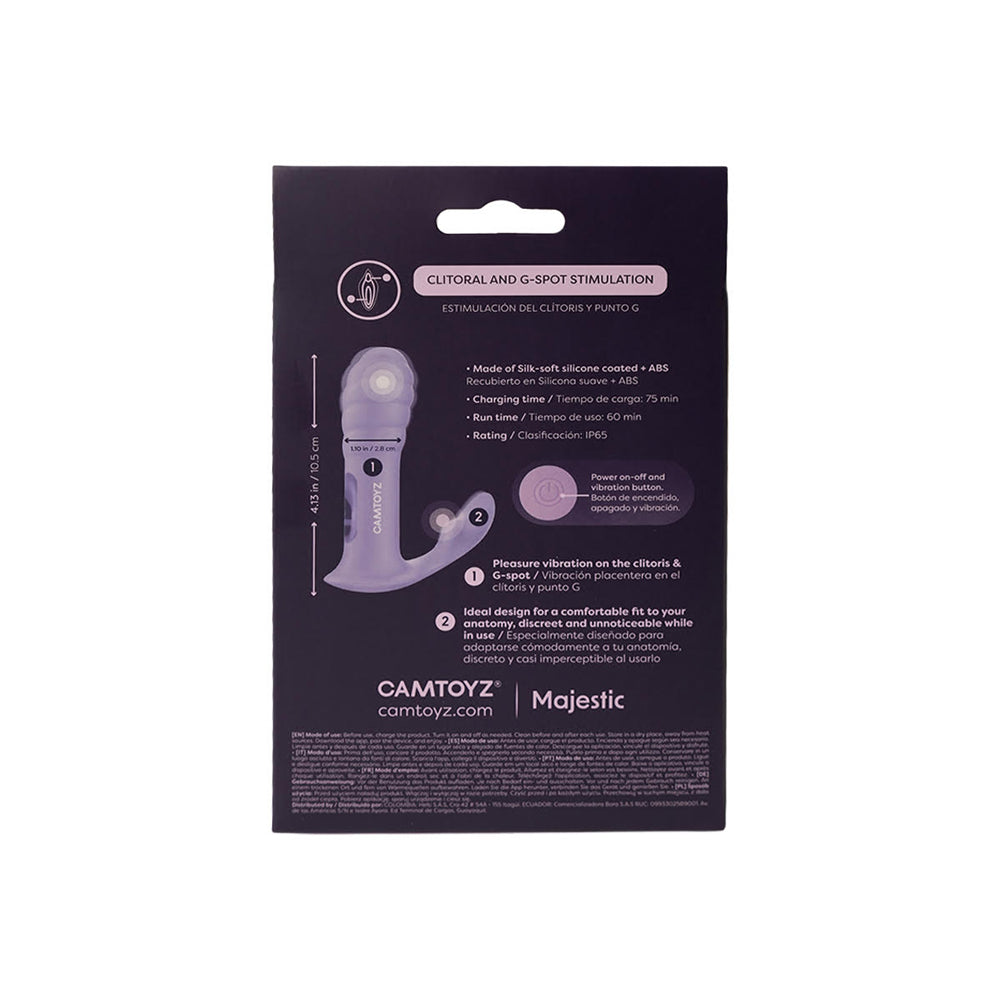 Camtoyz Juven Majestic – Rechargeable Silicone Vibrator with 10 Modes
