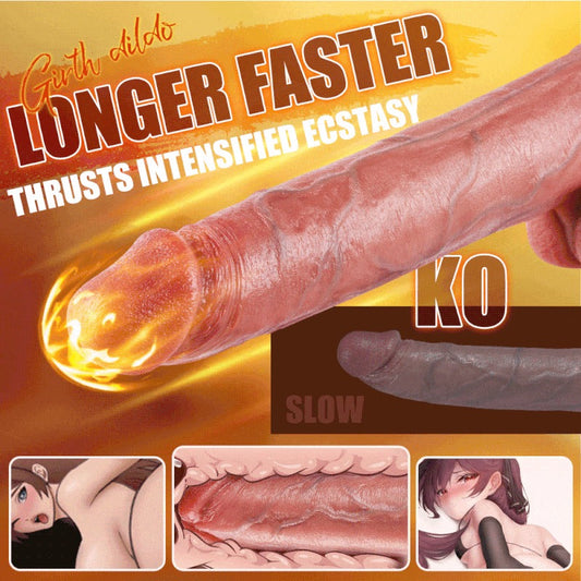 HONKAI - Heating 8 Powerful Thrusting 10 Vibrating Suction Cup Dildo Dildos