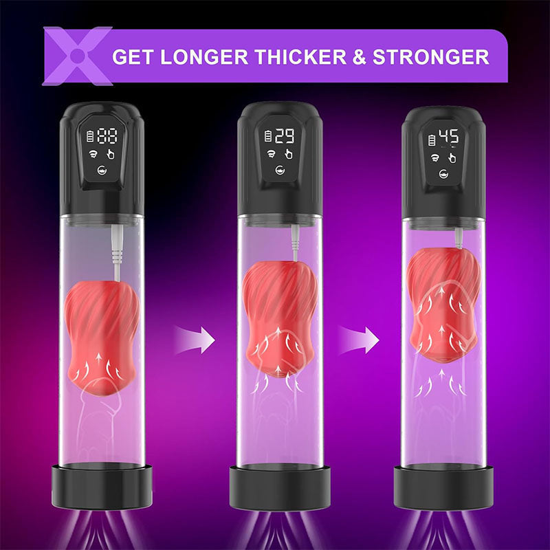 Alexander- 7 Vibrating & 5 Sucking Penis Pump Vacuum Suction Male Penis Extender Penis Pumps