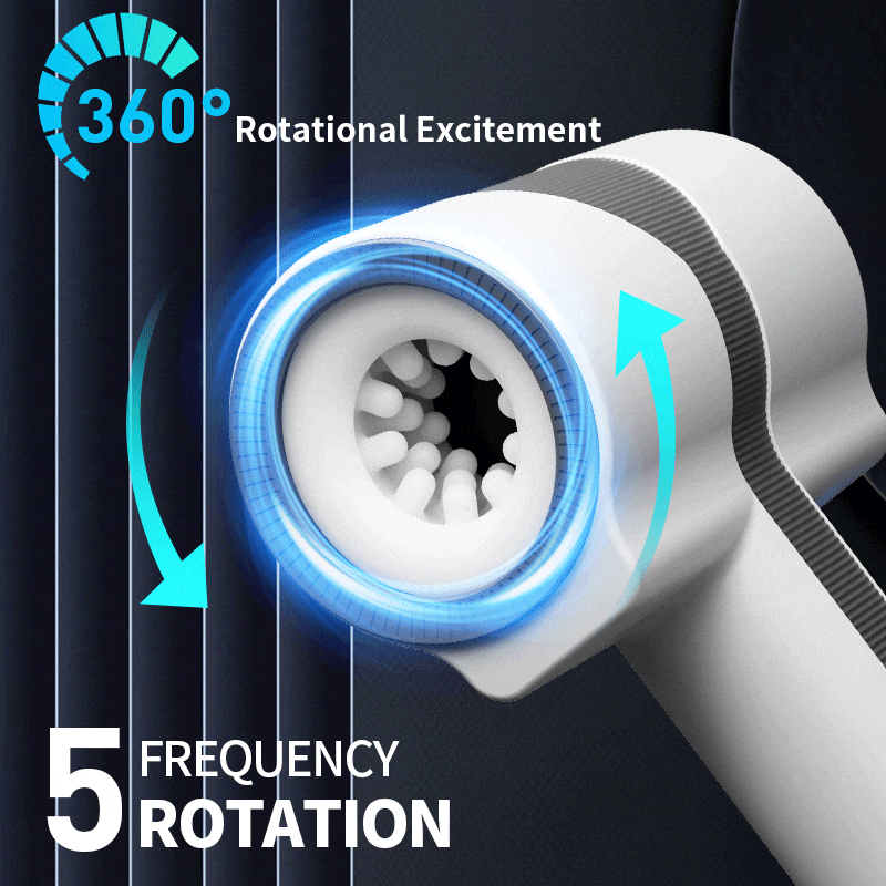 【Savage Spin-Thrust】Raiden - Telescopic Rotation Male Stroker Masturbation Cup