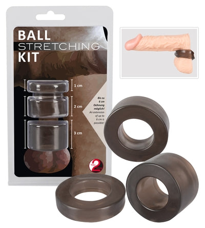 Ball Stretching Kit – Set of 3 Rings for Scrotum Stretching