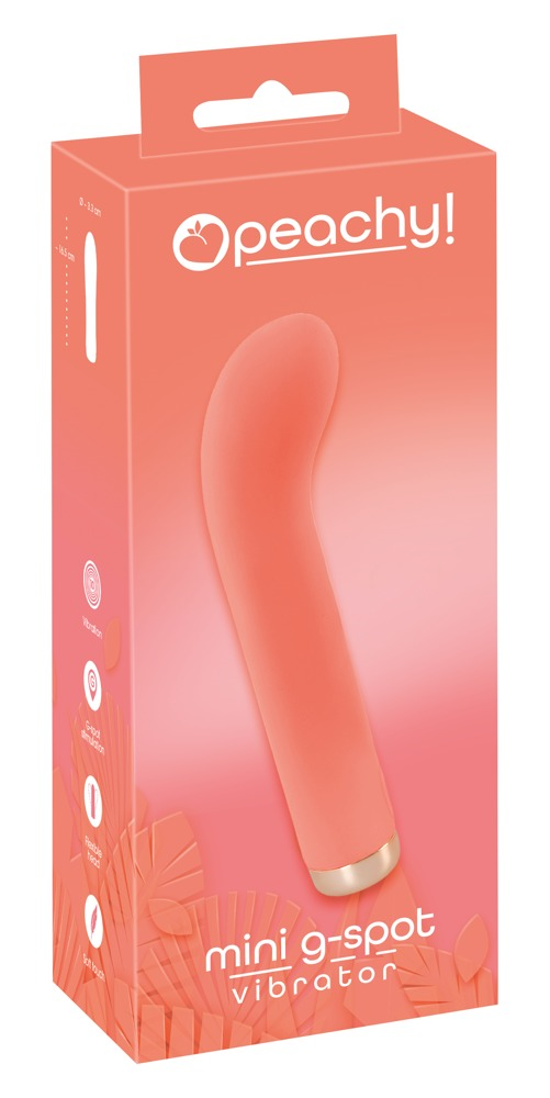 Peachy Mini G-Spot Vibrator Pink Compact Powerful