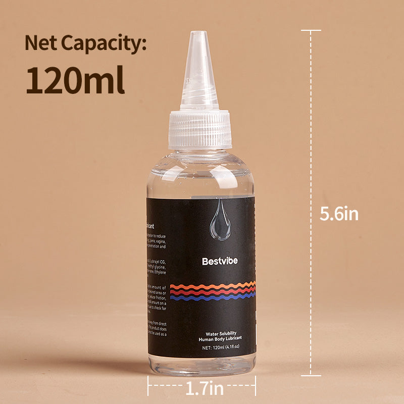 Acmejoy X Bestvibe - 120ml Water-Based Lubricant Long-Lasting Personal Lube Toy-Safe & Condom Compatible Lube & Essential