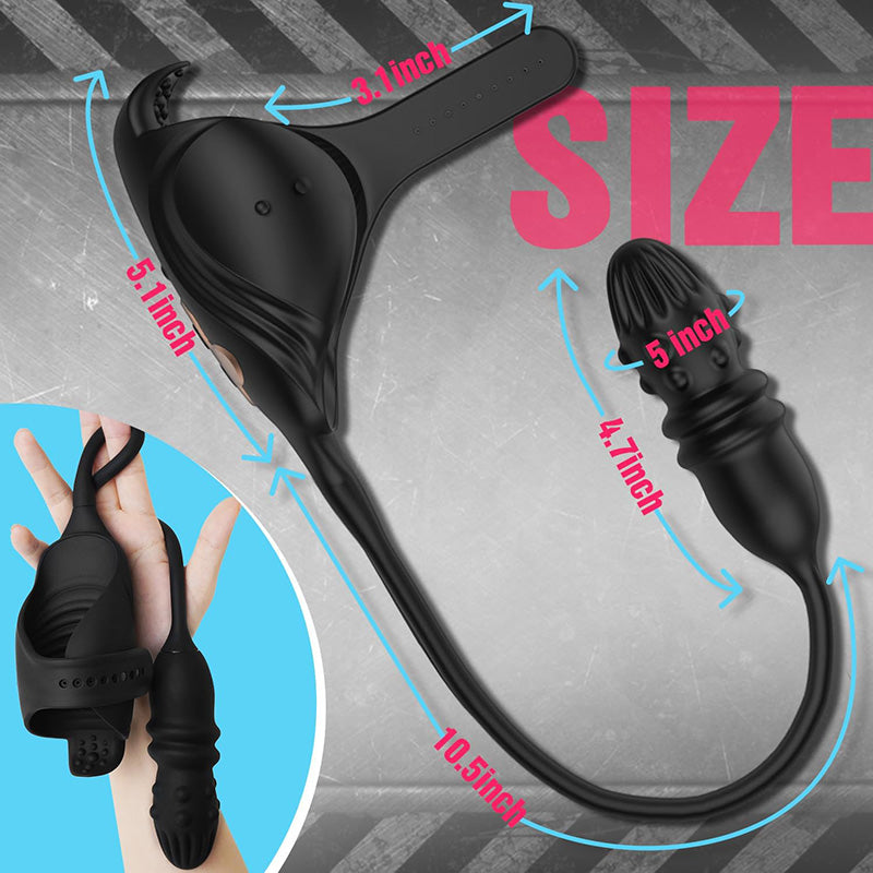 Arthur - Thrusting & Vibrating Glans Trainer for Intense Penis and Anal Stimulation Anal Toys