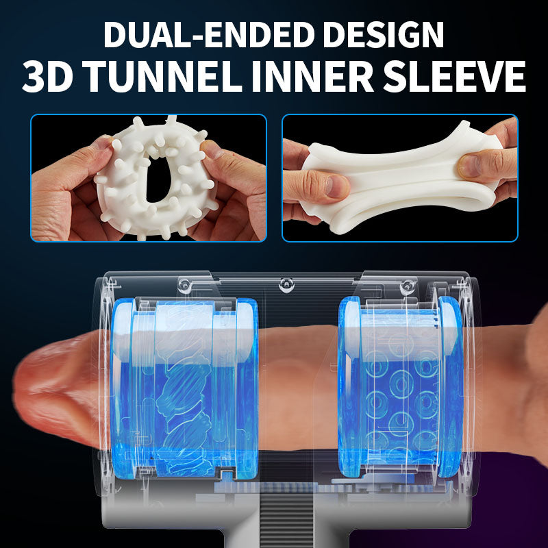 【Savage Spin-Thrust】Raiden - Telescopic Rotation Male Stroker Masturbation Cup