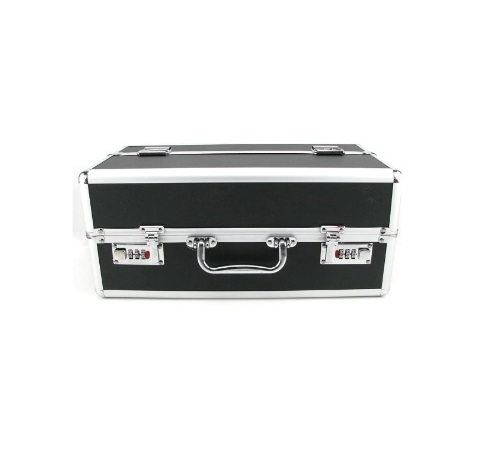 The Toy Chest Large Black 15"x8"x7" – Lockable Storage Case for Sex Toys