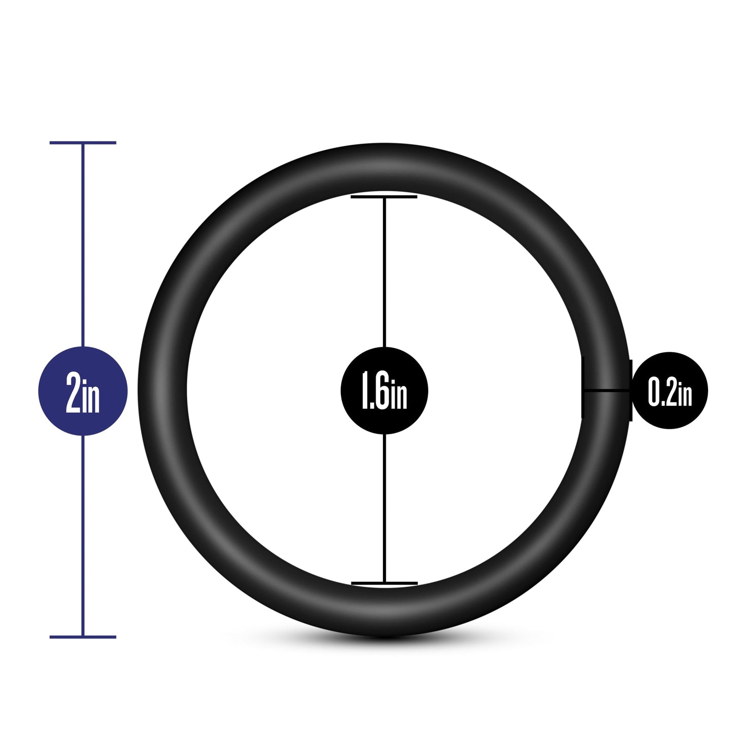 Performance VS3 Large Silicone Cockrings - Set of 3
