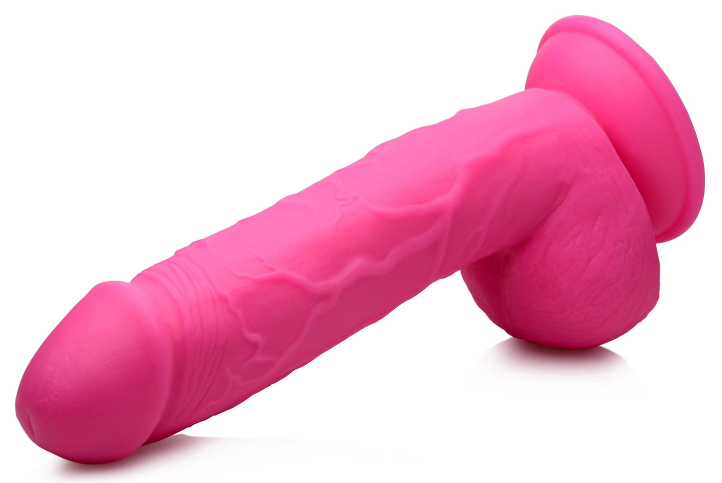 Pop Pecker 8.25 Inch Realistic Dildo With Suction Base Light