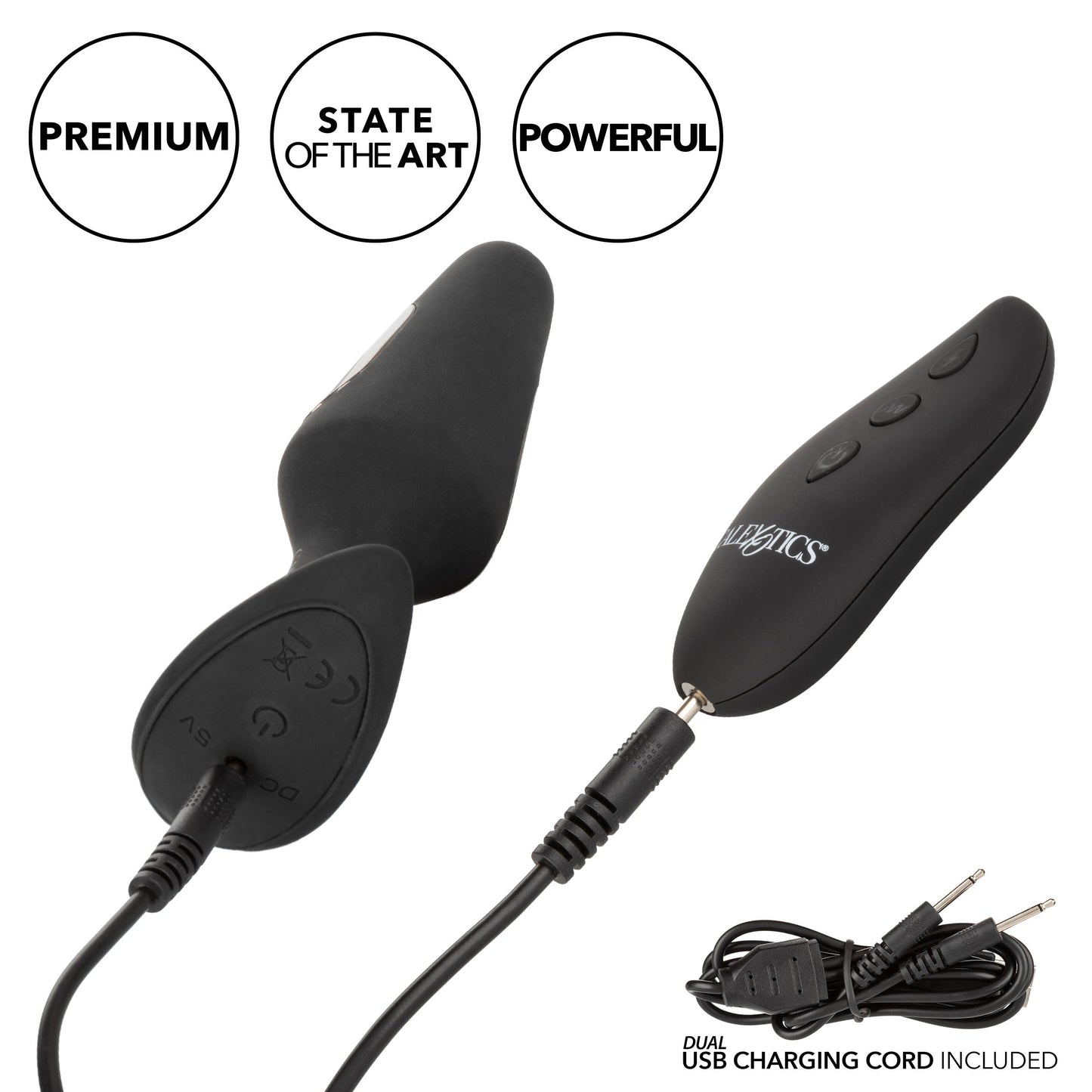 Volt Electro-Fury Remote Control Electro-Stimulation Probe Massager