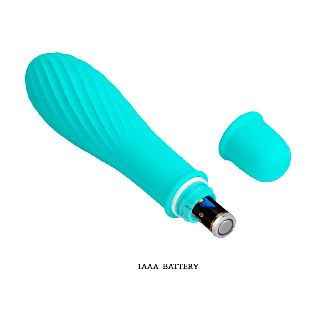 Solomon Mini Vibrator – Silicone Small Vibrator with Swirl Tip