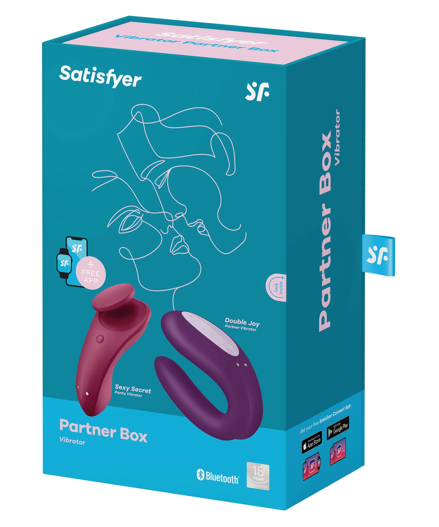 Satisfyer Partner Box 1 – Double Joy and Sexy Secret App-Controlled Vibrators
