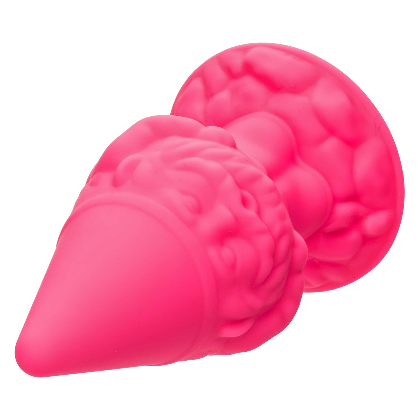 Naughty Bits Anal Gnome Gnome Butt Plug in Pink Silicone, 2 Inch Diameter