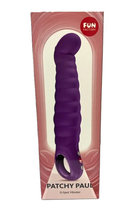 Fun Factory Patchy Paul (Dark Violet) – 23 cm USB-C Rechargeable Vibrator