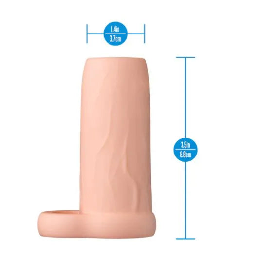 Performance 3.5 Inch Enhancement Sleeve – Soft Flexible Penis Extender Sleeve