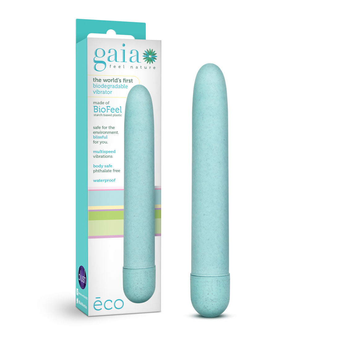 Gaia Eco Aqua Biodegradable Vibrator Made From Biofeel Material