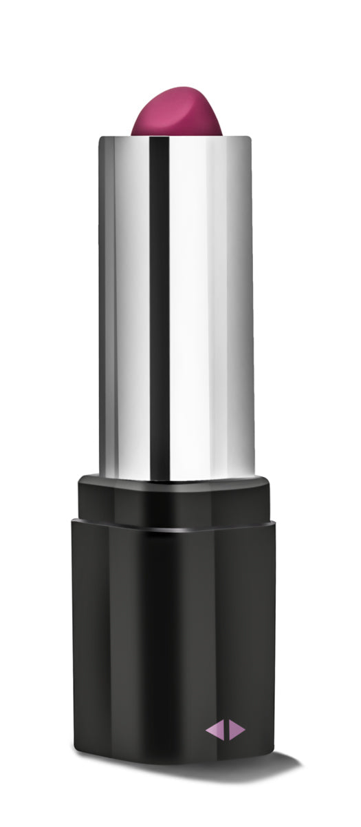 Rose Lipstick Vibe Black 4 Inch Compact Pleasure Toy