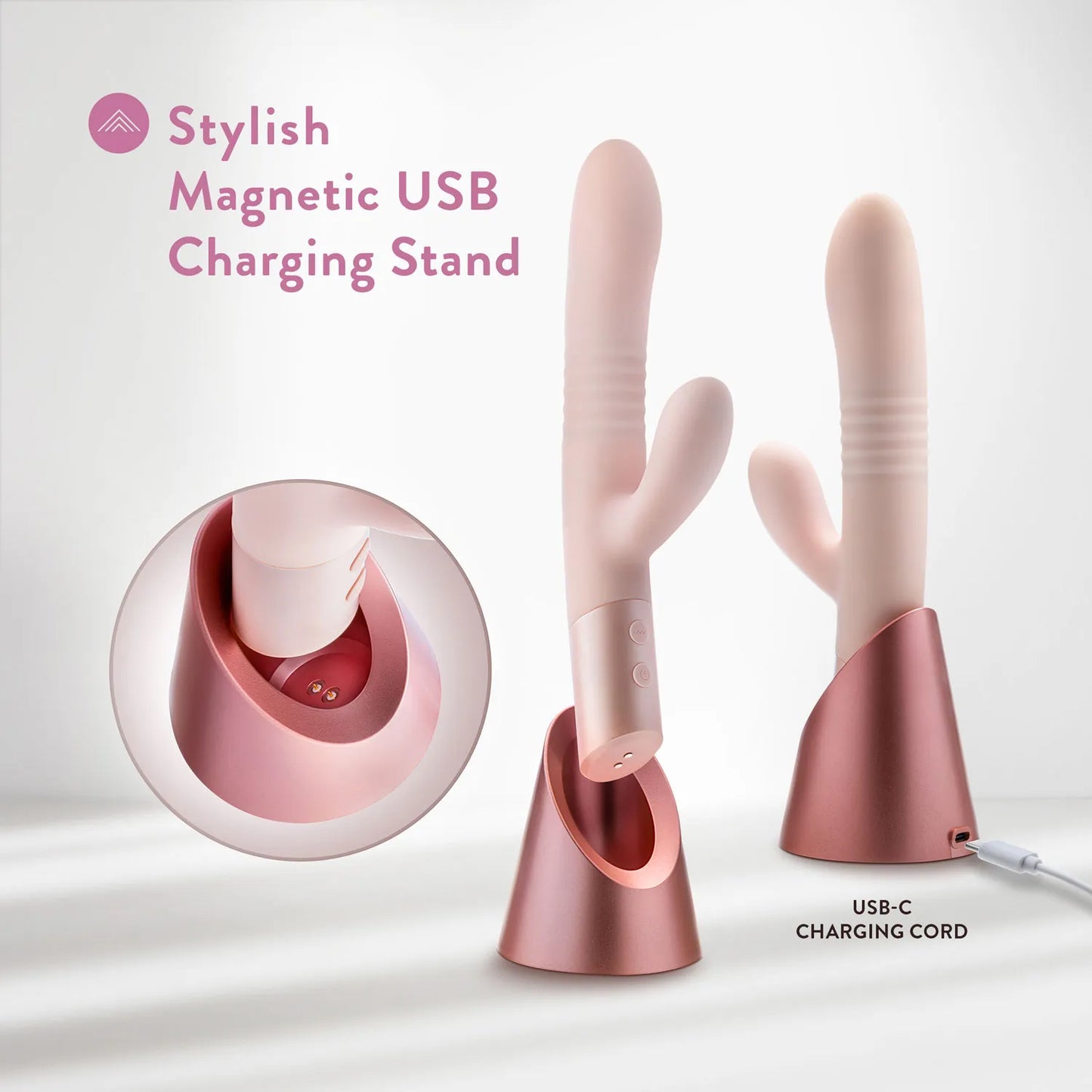 Blush Fraya (Pink) – Rabbit Vibrator 5.25 Inch Insertable