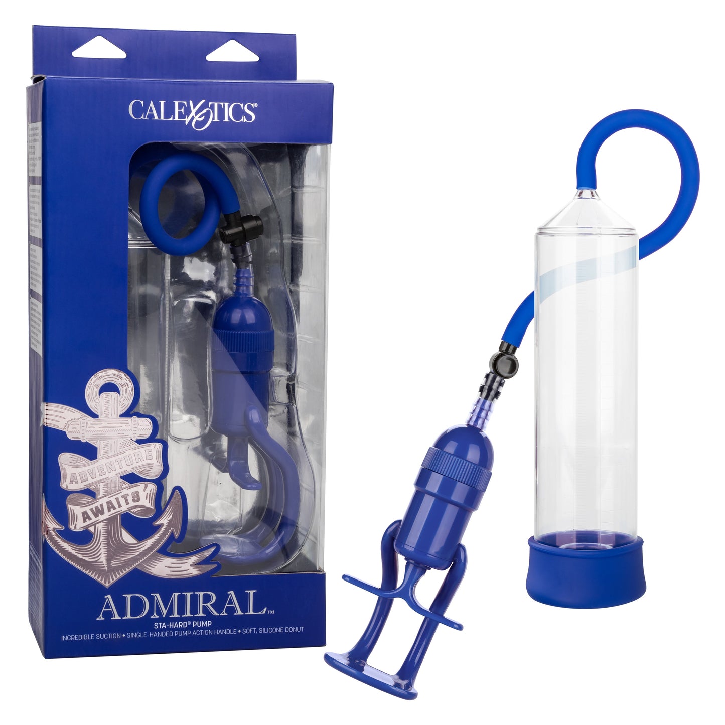 Admiral StaHard – Male Enhancement Pump with Silicone Base and Master-Grip Handle