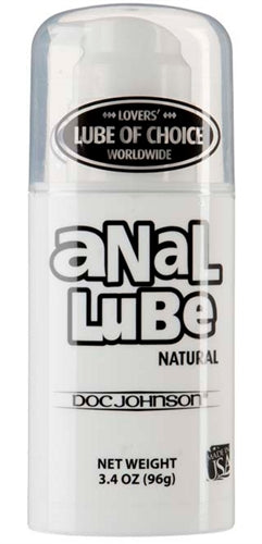 Doc Johnson Anal Lube – Natural Long-Lasting 3.4 Oz Lubricant