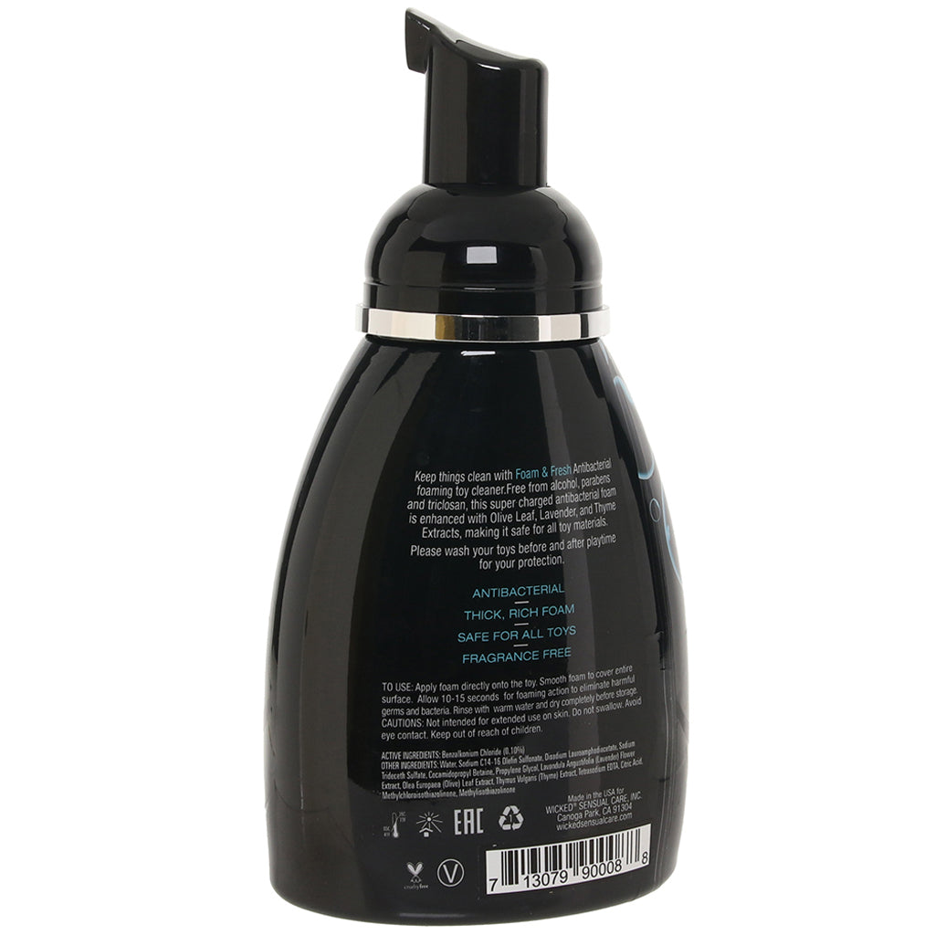 Foam 'n Fresh Anti-Bacterial Toy Cleaner in 8oz/240ml Lubes and Lotions > Sex Toy Cleaner