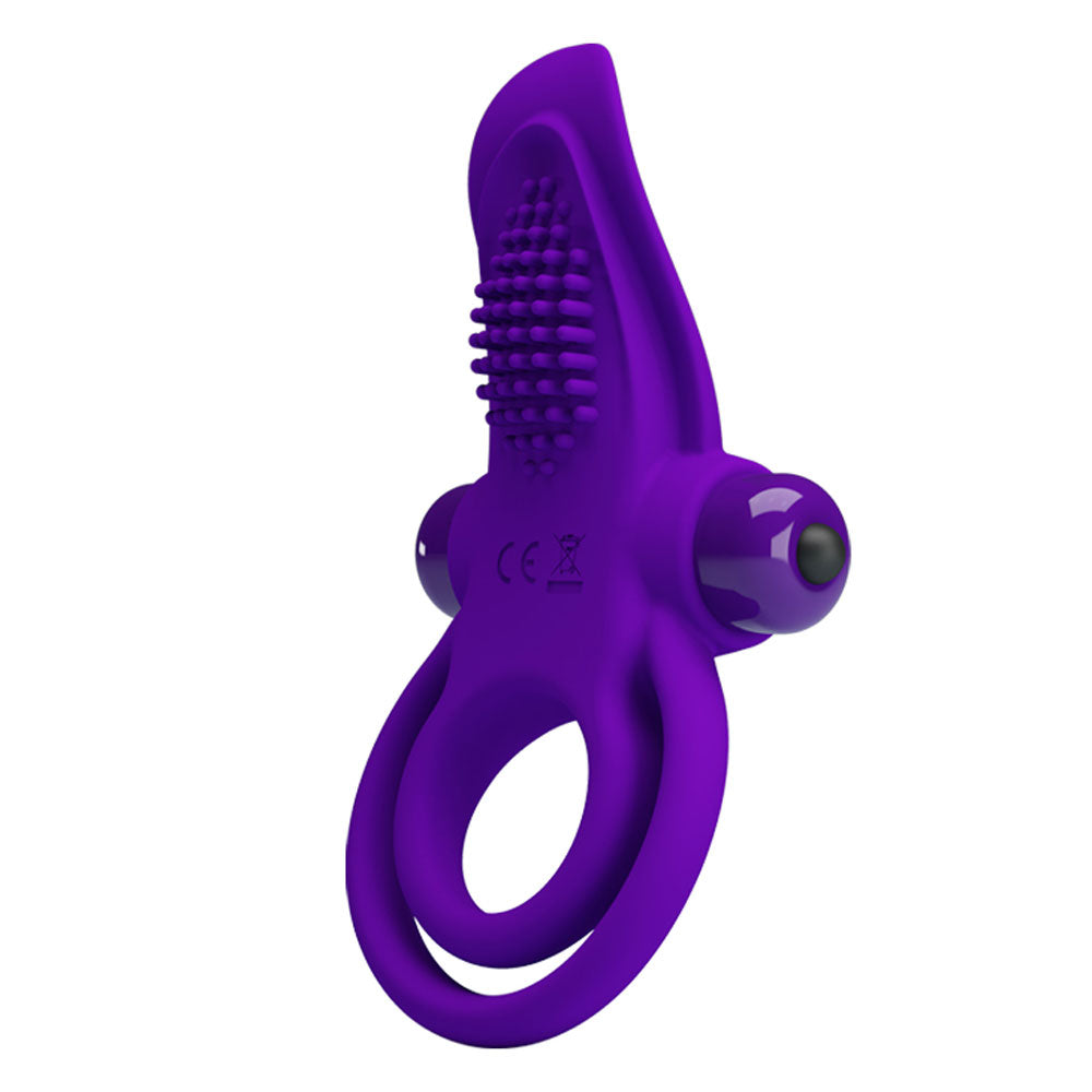 Vibrant Rabbit Cock Ring – Silicone Vibrating Penis Ring