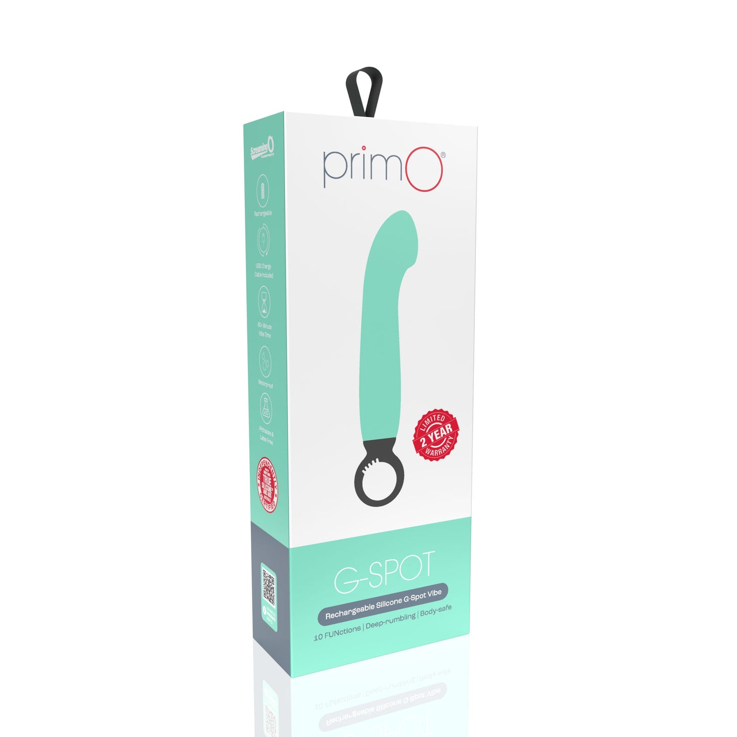 Screaming O PrimO G-Spot Vibrator – Powerful 5+5 Vibration Settings G-Spot Vibrator