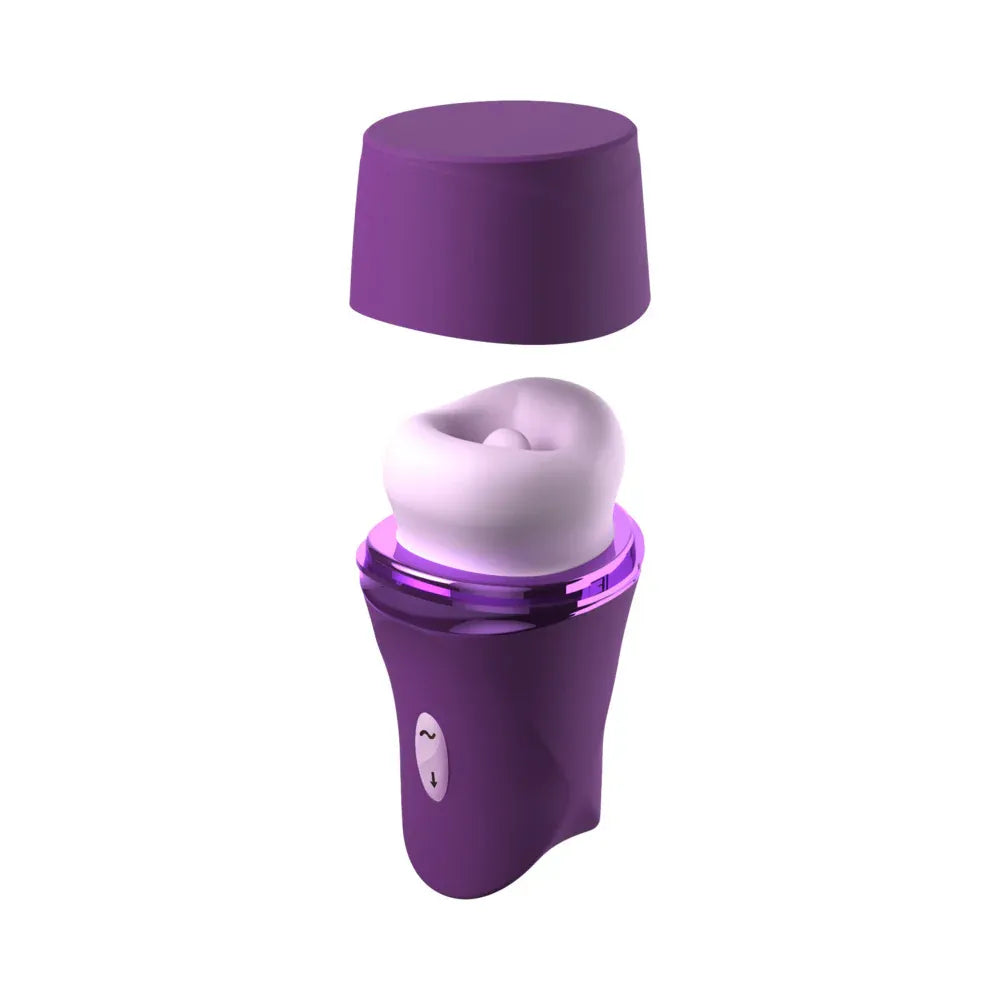 Fantasy for Her Lush Kiss – Silicone Suction and Vibration Lip Toy